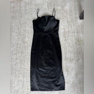 Chic Black Strapless Dress for Women